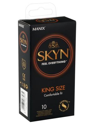 Prezerwatywy bez lateksu XL Skyn King Size 10 szt - image 2