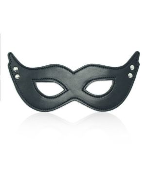 Maska skórzana BDSM Maschera mistery black