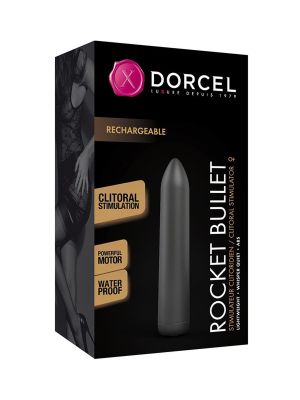 Mały mini wibrator Dorcel Rocket Bullet Noir Metalisse