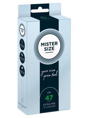 Prezerwatywy dopasowane Mister Size 47 mm 10 szt - image 2