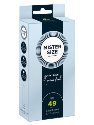 Prezerwatywy dopasowane Mister Size 49 mm 10 szt - image 2