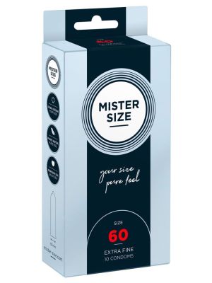 Prezerwatywy dopasowane Mister Size 60 mm 10 szt - image 2