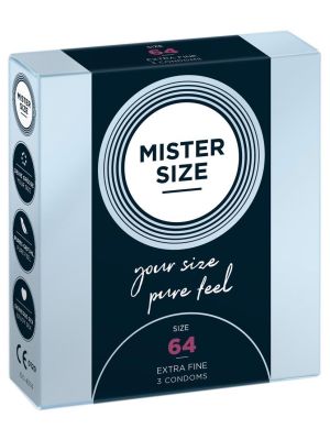Prezerwatywy dopasowane Mister Size 64 mm 3 szt - image 2