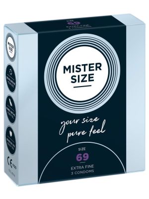 Prezerwatywy dopasowane Mister Size 69 mm 3 szt - image 2