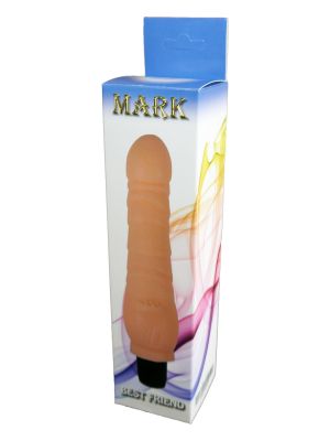 Mocny wibrator realistyczny kształt sex 21 cm - image 2