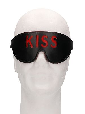 Maska erotyczna na oczy Ouch! Blindfold KISS Czarna