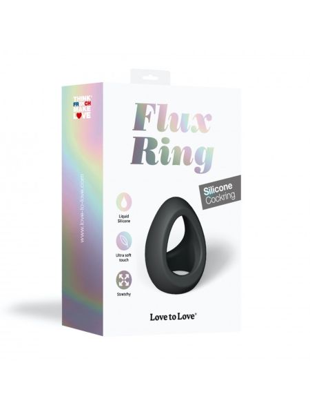 Pierścień Na Penisa Flux Ring - Black Onyx - 7