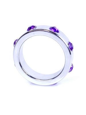 Pierścień stalowy na penisa ozdobny biżuteria 4,5 - image 2