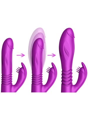 Pompowany sex wibrator posuwisty masażer erotyka - image 2