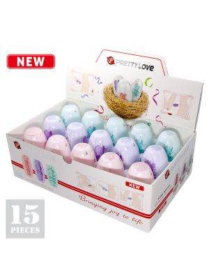 Zestaw 15 jajeczek do masturbacji Pretty Love Egg Set - image 2