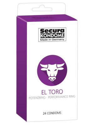 Prezerwatywy ring erekcyjny secura el toro 24 szt - image 2