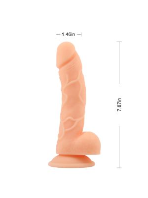 Realistyczne dildo penis jądra przyssawka sex 20cm - image 2