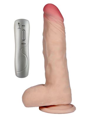 Realistyczny penis dildo z cyberskóry 7tryb 21c - image 2
