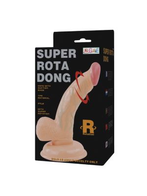 Realistyczny penis rotacyjne dildo z wibracjami - image 2