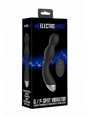 Remote Controlled E-Stim & Vibrating G/P-Spot Vibrator - Black - image 2