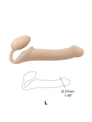 Strap-on podwójna penetracja gładkie dildo silikon - image 2
