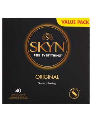 Prezerwatywy bez lateksu nawilżane Skyn Original 40 szt - image 2