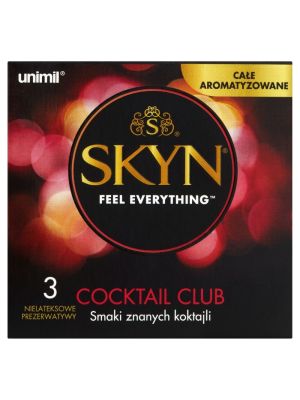 Prezerwatywy bez lateksu smakowe Skyn Cocktail Club 3 szt - image 2