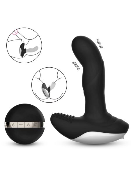 Podgrzewany wibrator punktu G i prostaty Silicone Massager - 11