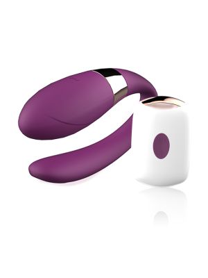 Wibrator dla par do punktu G i łechtaczki V-Vibe Purple