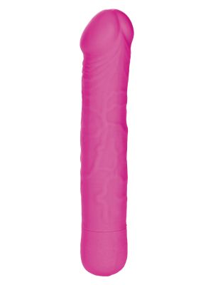 Wibrator klasyczny sztuczny penis silikon róż 17cm - image 2
