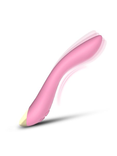 Wibrator masażer stymulator do punktu G Flamingo Light Pink - 6
