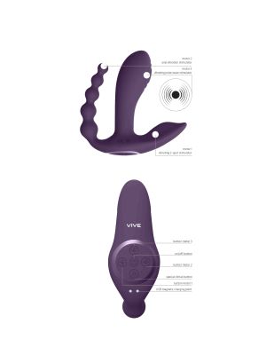 Wibrator do majtek Vive Kata Purple - image 2