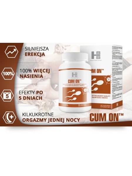 Tabletki zwiększające wytrysk i jakość nasienia SHS Cum On - 3