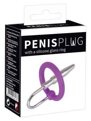 Zatyczka do cewki moczowe bdsm pierścień na penisa - image 2