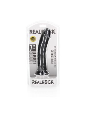 Sztuczny penis dildo realistyczne z przyssawką czarne 20 cm - image 2
