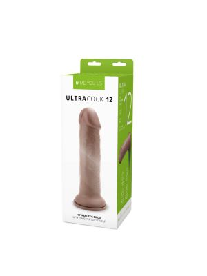 Gruby żylasty penis realistyczny przyssawka 30 cm - image 2