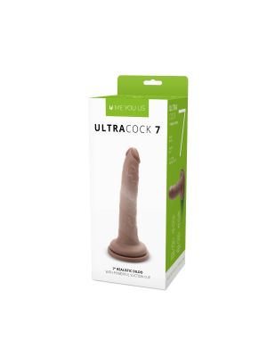 Realistyczny silikonowy penis z przyssawką 18 cm - image 2