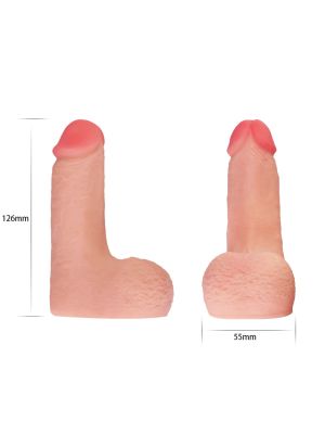 Elastyczny bardzo giętki penis realistyczne dildo - image 2