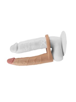 Gumowy strap-on sztuczny penis sex analny 17,5 cm - image 2