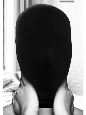 Erotyczna maska głowa oczy nieprzezroczysta BDSM - image 2