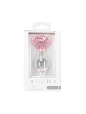 Pillow Talk - Rosy Luxurious Glass Anal Plug with Bonus Bullet - image 2