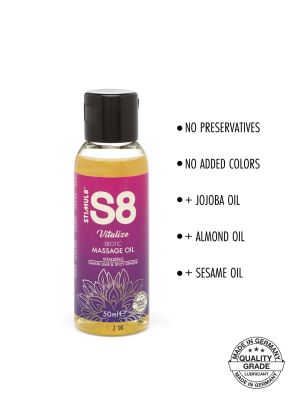 S8 Massage Oil 50ml Omani Lime & Spicy Ginger - image 2
