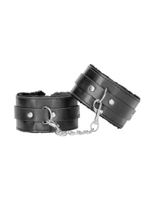 Plush Bonded Leather Ankle Cuffs - With Adjustable Straps - image 2