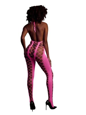 Bodystocking with Halterneck - Pink - XS/XL - image 2