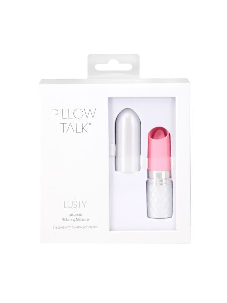 Pillow Talk - Lusty Luxurious Flickering Massager Pink