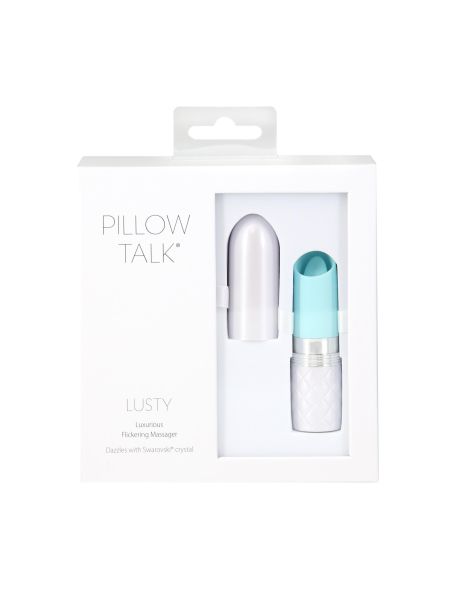 Pillow Talk - Lusty Luxurious Flickering Massager Teal