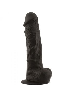 Czarne dildo rozmiar xxl duże grube mocne sex 28cm - image 2