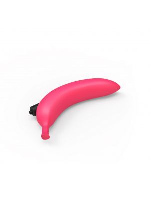 Dildo wibrujący różowy zakrzywiony banan silikon - image 2