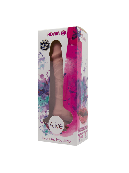 Realistyczne dildo sztuczny penis z przyssawką Alive Adam S - 2