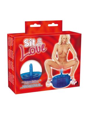 Dmuchany fotel krzesło z wibratorem do sex zabaw - image 2