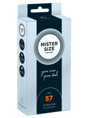 Prezerwatywy dopasowane Mister Size 57 mm 10 szt - image 2
