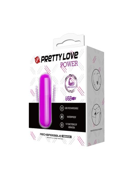 Mini wibrator masażer łechtaczki Pretty Love Power - 7