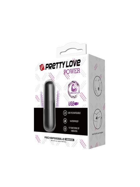 Mini wibrator masażer łechtaczki Pretty Love Power - 7