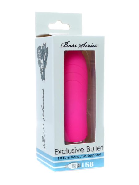 Mini wibrator masażer Boss Series Exclusive Bullet - 7