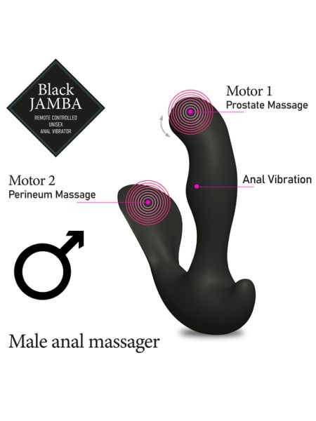 FeelzToys - Black Jamba Anal Vibrator - 3